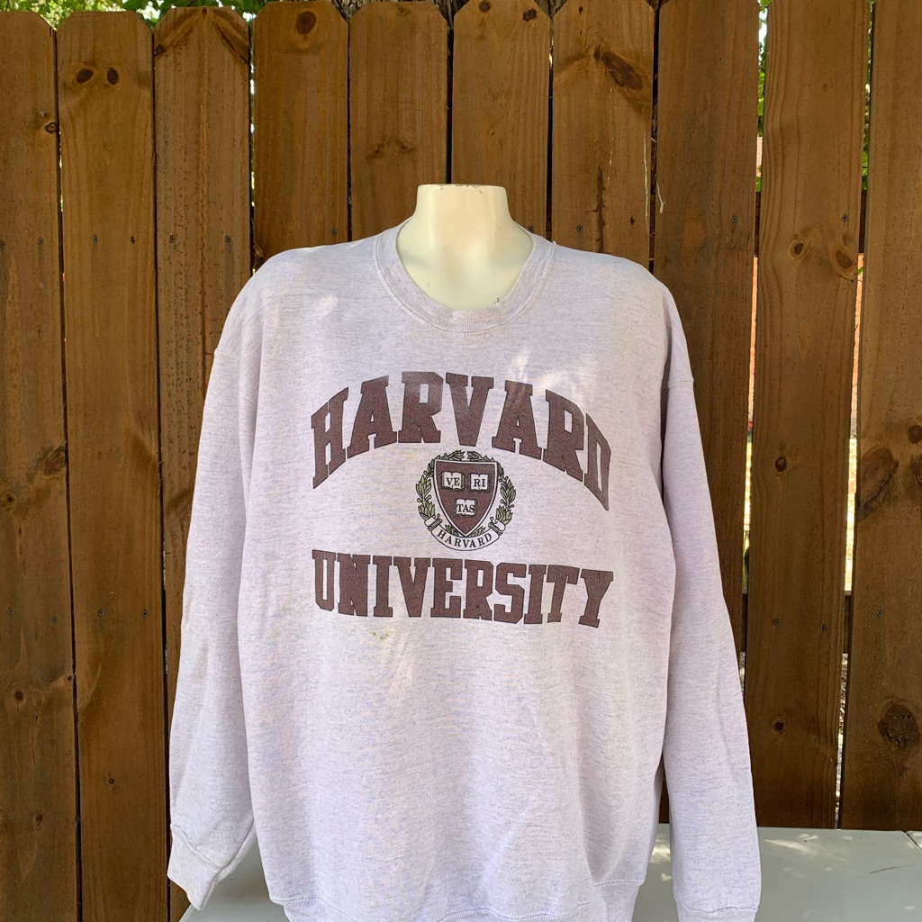 Vintage Harvard University Heavyweight Sweatshirt Size Xl.